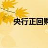 央行正回购意味着什么（央行正回购）