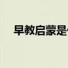 早教启蒙是什么意思（启蒙是什么意思）