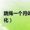 跳绳一个月体型变化大吗（跳绳一个月体型变化）