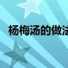 杨梅汤的做法与配方窍门（杨梅汤的做法）