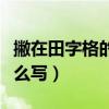 撇在田字格的规范写法视频(撇在田字格里怎么写) 撇在田字格的规范写法视频(撇在田字格里怎么写)