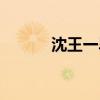 沈王一毕业那个大学(沈王一) 沈王一毕业那个大学(沈王一)