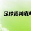 足球裁判哨声及手势视频（足球裁判哨声）