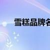 雪糕品牌名称（雪糕品牌的名字大全）