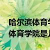 哈尔滨体育学院2023年录取分数线（哈尔滨体育学院是几本）