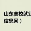 山东高校就业信息网怎么审核（山东高校就业信息网）