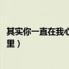 其实你一直在我心里!可是却不再属于我（其实你一直在我心里）