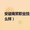 安徽商贸职业技术学院怎么样?（安徽商贸职业技术学院怎么样）