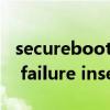 secureboot failure小米笔记本（disk boot failure insert system）