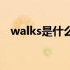 walks是什么意思啊（walks是什么意思）