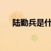 陆勤兵是什么意思?（陆勤是什么兵种）