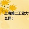 上海第二工业大学怎么样?就业前景（上海第二工业大学怎么样）