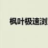 枫叶极速浏览器推荐（枫叶极速浏览器）