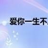 爱你一生不后悔歌词（爱你一生不后悔）