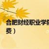 合肥财经职业学院学费为什么这么贵（合肥财经职业学院学费）