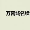 万网域名续费怎么弄（万网域名怎么样）
