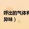 呼出的气体有异味是什么原因（呼出的气体有异味）