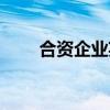 合资企业英文单词（合资企业英文）