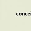 conceitedness（conceited）