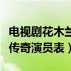电视剧花木兰传奇演员表介绍（电视剧花木兰传奇演员表）