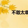不敢太幸福 黄鸿升（不敢太幸福）