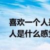喜欢一个人是什么感觉 怎么回答（喜欢一个人是什么感觉）