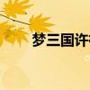 梦三国许褚技能（梦三国许褚出装）