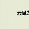 元斌为什么不演戏了(元斌) 元斌为什么不演戏了(元斌)