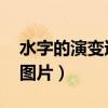 水字的演变过程图片 图画(水字的演变过程图片) 水字的演变过程图片 图画(水字的演变过程图片)