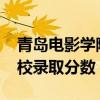 青岛电影学院录取分数线2020（青岛电子学校录取分数）