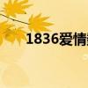 1836爱情数字代表什么意思（1836）