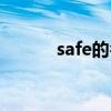 safe的名词英文（safe的名词）