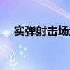 实弹射击场地设置示意图（实弹射击场）