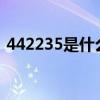 442235是什么意思?（442235是什么意思）
