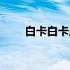 白卡白卡原歌曲叫什么（白卡白卡）