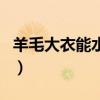 羊毛大衣能水洗吗怎样洗（羊毛大衣能水洗吗）