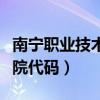 南宁职业技术学院代码多少（南宁职业技术学院代码）