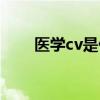 医学cv是什么意思（cv是什么意思）