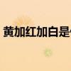 黄加红加白是什么颜色（红加白是什么颜色）