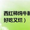 西红柿炖牛腩怎么做好吃又烂（炖牛腩怎么做好吃又烂）