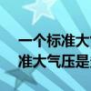 一个标准大气压是多少帕/(Mpa)?（一个标准大气压是多少帕）