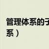 管理体系的子范围可能是与全部范围（管理体系）