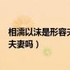 相濡以沫是形容夫妻吗相敬如宾相融以沫（相濡以沫是形容夫妻吗）
