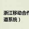 浙江移动合作渠道系统官网（浙江移动合作渠道系统）