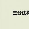 三分法构图的特点（三分法构图）