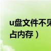 u盘文件不见了但占着空间（u盘文件不见但占内存）