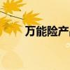 万能险产品介绍（万能险详细介绍）