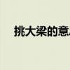 挑大梁的意思比喻什么（挑大梁的意思）