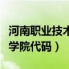 河南职业技术学院代码是多少（河南职业技术学院代码）