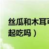 丝瓜和木耳可以一起吃吗?（丝瓜和木耳能一起吃吗）
